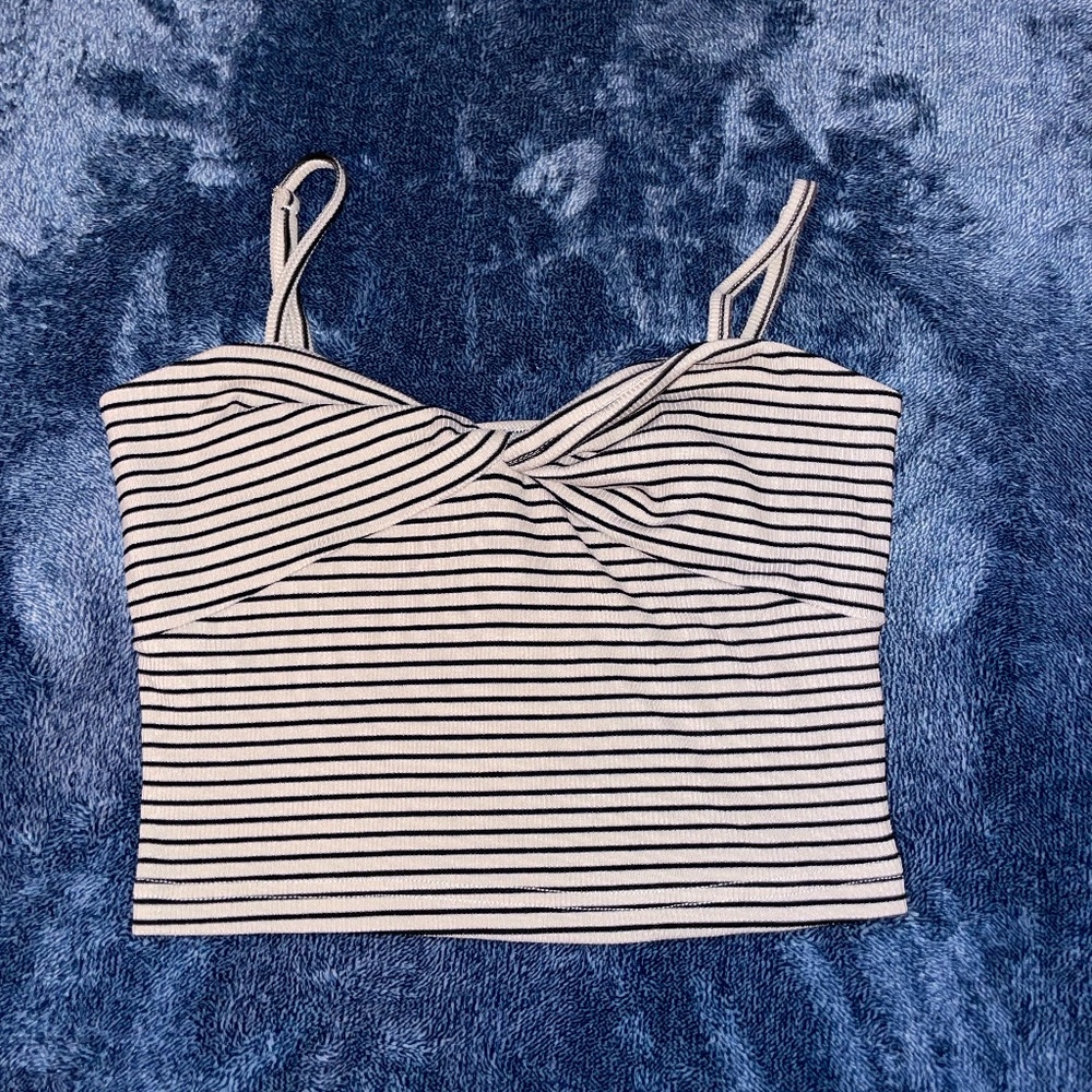 Striped Crop Top